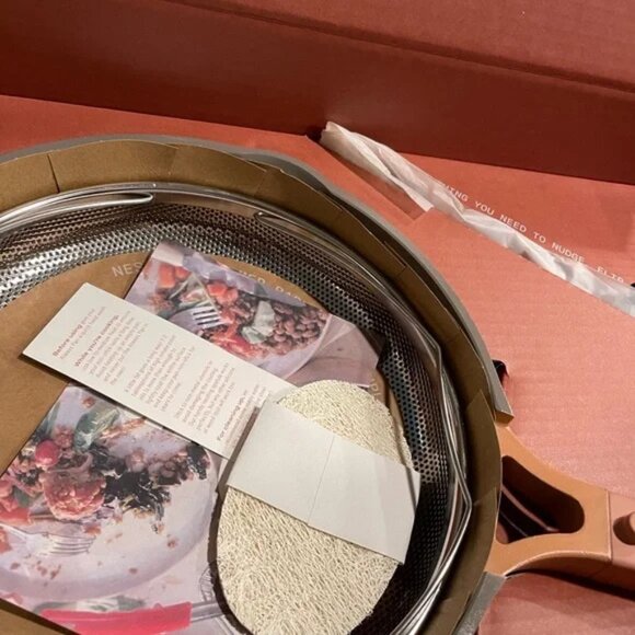 NWT Our Place Always Pan Set with Steamer Basket, Lid, Spatula, Sponge in Spice - Picture 4 of 6